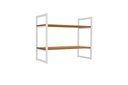 Ver imagem 1 de Nicho Organizador Multiuso Desk 2 Prateleiras Canela/branco
