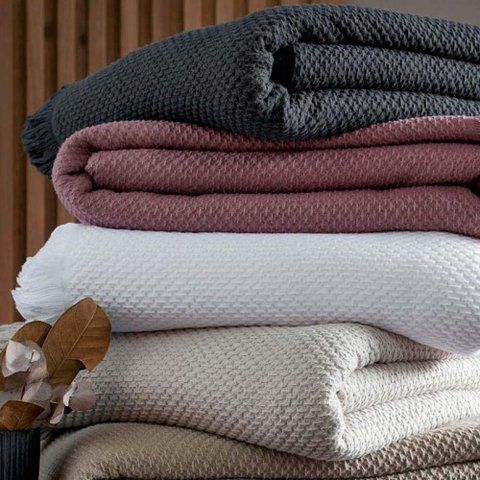 Colcha King Piquet Jacque - Buddemeyer Bege/979