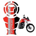 Ver imagem 2 de Kit Protetor de Tanque Adesivo Moto Honda Xre 190cc 300cc 2025/26 Vermelho e Cinza