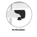 Ver mais imagens de Mesa de Reunião 200cm para Escritório com Pés Tubulares em Aço Linha P15
