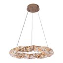 Ver imagem 3 de Lustre Pendente Nordecor Kazy 2881 Ouro Brilho Led Bivolt