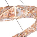 Ver imagem 2 de Lustre Pendente Nordecor Kazy 2881 Ouro Brilho Led Bivolt