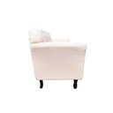 Ver imagem 5 de Namoradeira Decorativa Dália Bouclé Marfim