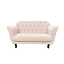 Ver imagem 3 de Namoradeira Decorativa Dália Bouclé Marfim