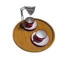 Ver imagem 1 de Kit Cafe Individual com Coador e 2 Xicaras Bandeja- o Inicio Silvana Vannucci