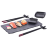 Conjunto Sushi Sashimi P/ 2p Bandeja Pedra Hashi Osaka Wincy - 2