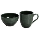 Ver imagem 1 de Conjunto Caneca 273ml e Bowl Orgânico 558ml Arauco Porto Brasil Verde Cozinha Servir Café Chá