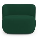 Ver imagem 3 de Namoradeira Decorativa Orgânica Molly 02 Lugares Bouclê Verde - Abmaza