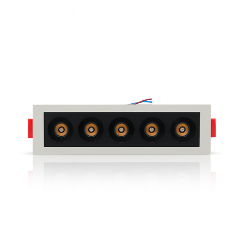 Spot de Embutir Led 5 Leds 10w 6000k 110v - Branco