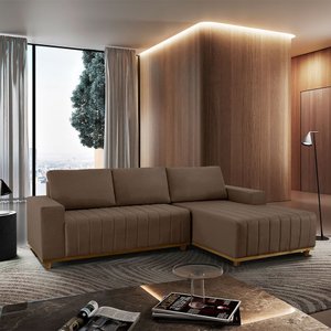 Sofá Boreal de 230cm B25 Chaise Lado Direito Meu Sofá Online
