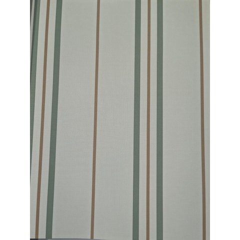 Papel de Parede Vinilico Refugio Bibi Listra Verde/Bege 4533