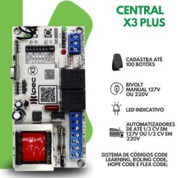 Placa Central P/ Motor Portão Eletrônico Universal 433mhz - 4