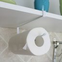 Ver imagem 2 de Kit 2 Suporte Para Porta Rolo de Papel Toalha Branco