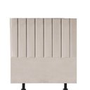 Ver imagem 1 de Cabeceira Estofada Solteiro 90CM Cora Suede Bege - D A DECOR D&A Decor