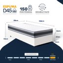 Ver imagem 3 de Cama Box com Colchão de Espuma D45 Double Face Territory Hellen Solteiro 88cm