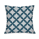 Ver imagem 5 de Kit com 4 Capas para Almofadas Decorativa Folhagem Azul