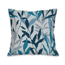 Ver imagem 4 de Kit com 4 Capas para Almofadas Decorativa Folhagem Azul