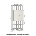 Ver imagem 4 de Estante Closet Yes com 2 Portas e 6 Nichos - Montana