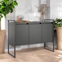 Ver imagem 5 de Buffet Aparador 3 Portas Sydney - Preto Onix