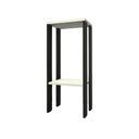 Ver imagem 1 de Mesa Alta Mesa de Canto Mesa de Apoio Mesa de Bebedouro Mesa Lateral Preto e Branco