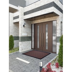 Tapete Waterkap Comercial 60cmx90cm Marrom Kapazi