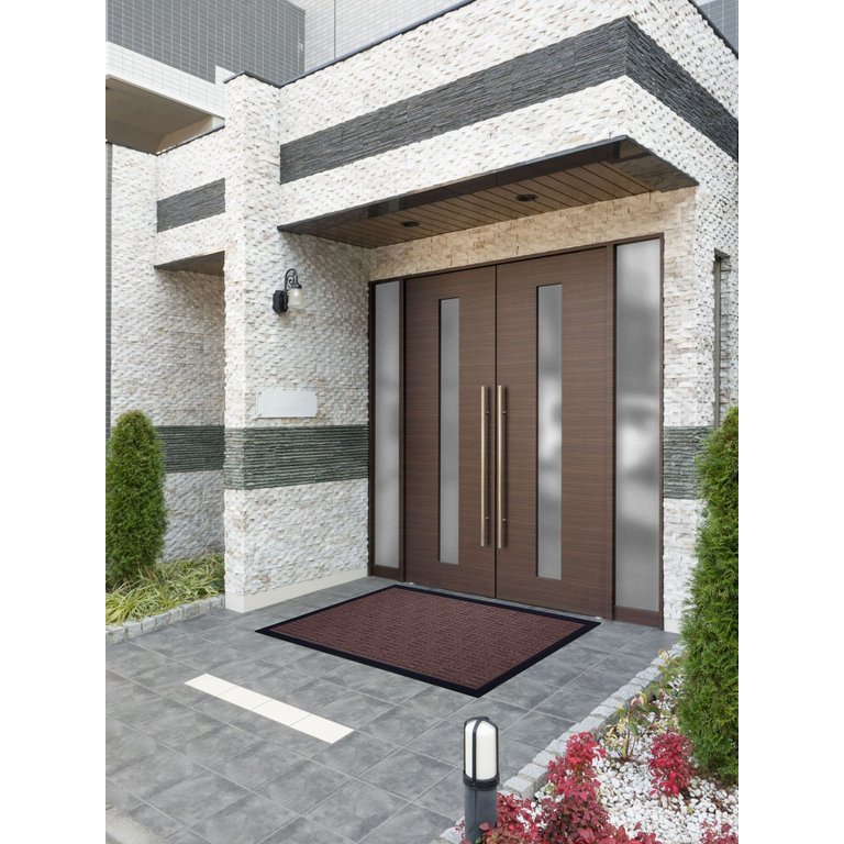 Tapete Waterkap Comercial 60cmx90cm Marrom Kapazi