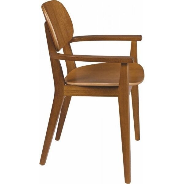Cadeira de Madeira com Braços London Tramontina - 3