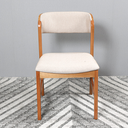 Ver imagem 3 de Kit 2 Cadeiras Sylvia Encosto Laminado Madeira Linho Off
