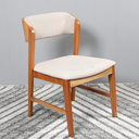 Ver imagem 4 de Kit 2 Cadeiras Sylvia Encosto Laminado Madeira Linho Off