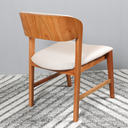 Ver imagem 6 de Kit 2 Cadeiras Sylvia Encosto Laminado Madeira Linho Off