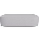 Ver imagem 3 de Kit 02 Puffs Decorativos Orgânicos para Living Quarto 195cm Doha W01 Linho Cinza - Lyam Decor