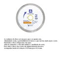 Ver imagem 6 de Disco de Corte Porcelanato Diamantado Turbo 110 Mm X 20mm