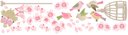 Ver imagem 2 de Adesivo de Parede Infantil Árvore Sweet - Marrom Adesivos Primeiro Quarto Lado Esquerdo Rosa