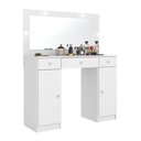 Ver imagem 2 de Penteadeira Camarim Carisma 2 Portas 3 Gavetas com Led Branco Bnn Decor