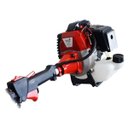 Ver imagem 3 de Roçadeira Gasolina Profissional Lateral 58CC Multifuncional 5x1 Lâmina Serra Fio Poda Importway