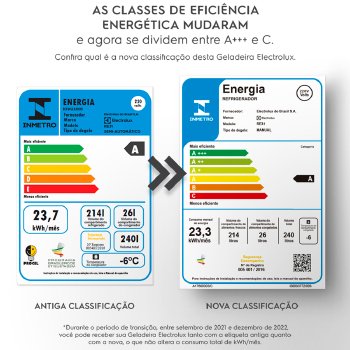 Ref 240l Electrolux 1p Classe a - Re31 - 8