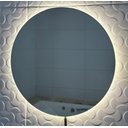 Ver imagem 2 de Espelho Redondo 80cm X 80cm com Led a Pilha ou Fonte.:branco Quente Fonte