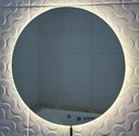 Ver imagem 2 de Espelho Redondo 80cm X 80cm com Led a Pilha ou Fonte.:branco Quente Fonte
