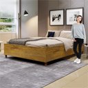 Ver imagem 3 de Base Cama Casal Siena Kaiki Móveis:Rovere