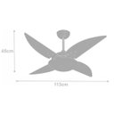 Ver imagem 2 de Ventilador de Teto Iv Tabaco 220V