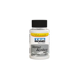 Verniz Acrílico Fosco Artesanato 100ml Frasco - Tekbond - 1