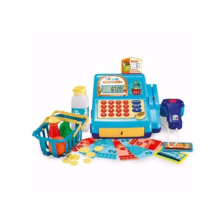Creative Fun Caixa Registradora Azul Multikids BR386