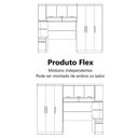 Ver imagem 6 de Guarda Roupa Dormitório Modulado Alpes Casal 1,38 m - Roupeiro Luciane M05:Branco