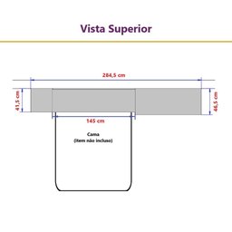 Guarda Roupa Dormitório Modulado Alpes Casal 1,38 m - Roupeiro Luciane M05:Branco - 4