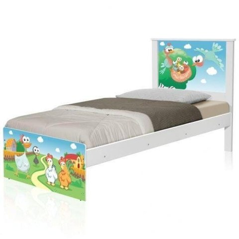 Cama Solteiro Barcelona Fazendinha