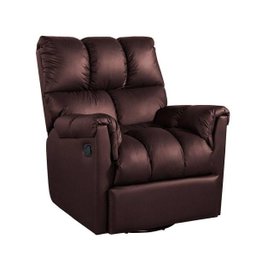 Poltrona motorizada retrátil e reclinável Corino Aspen Marrom - 1