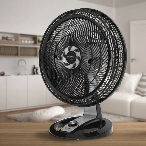 Ventilador de Mesa 57cm 2 em 1 Turbo 6 Pás 127V Silencioso 160W 3 Velocidades