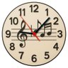 Relógio de Parede - Música -efeito 3d -25x25x2cm - 1