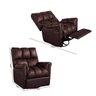 Poltrona gitatória com balanço e reclino Corino Buenos Aires Marrom - 4