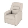 Poltrona retrátil e reclinável Two Way Corino Eclipse Bege - 3